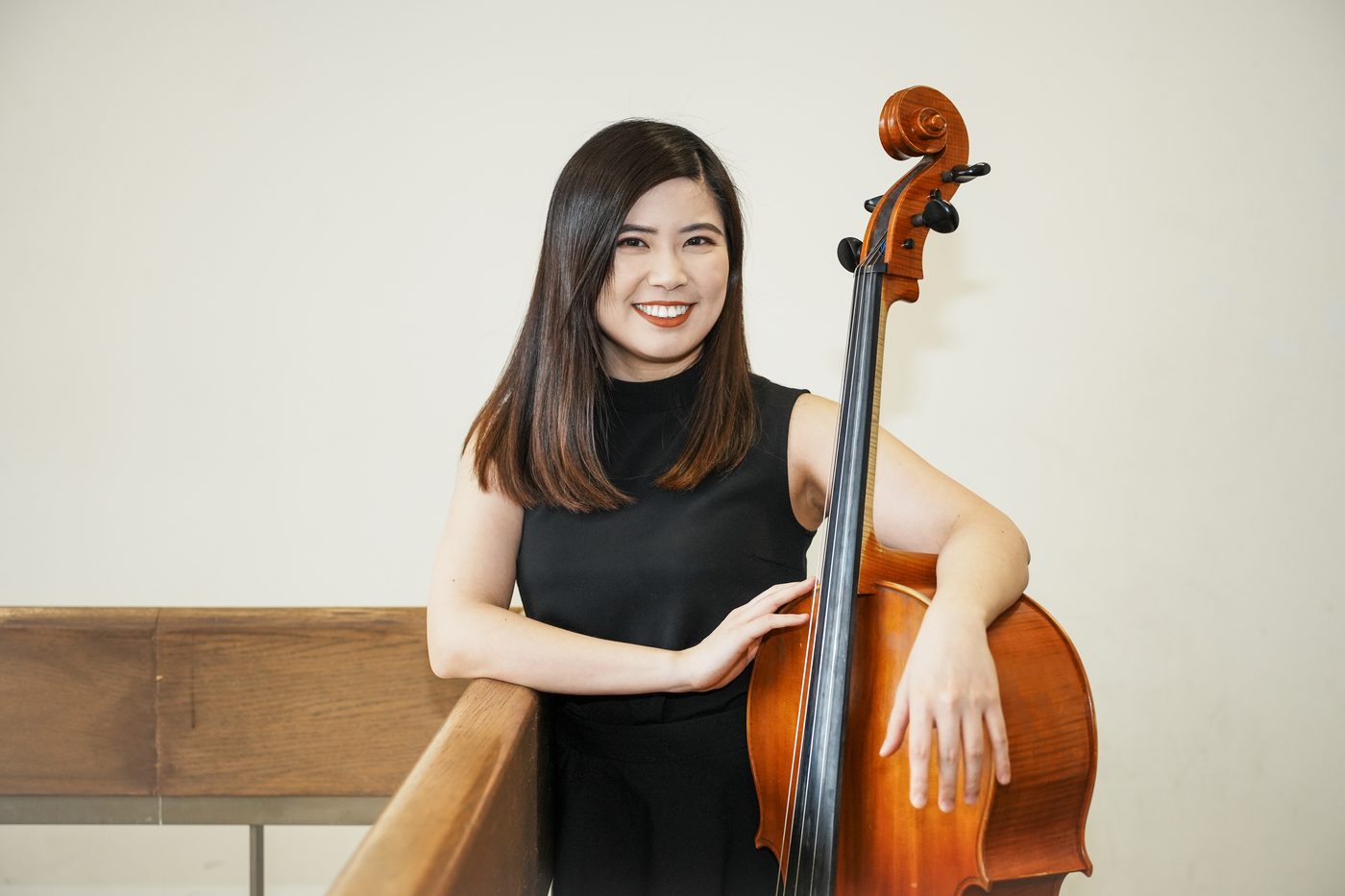 Yi-Chien Lian with her cello
